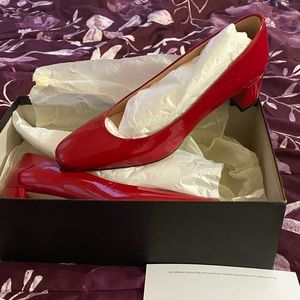 J Crew Heel Patten Leather